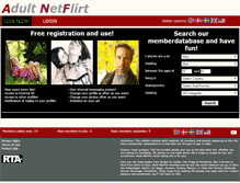Tablet Screenshot of adultnetflirt.com